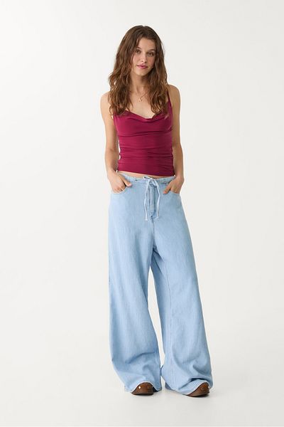 Stradivarius Draped strappy top