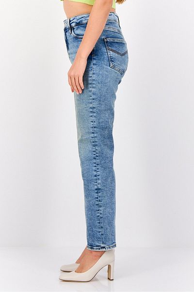 Esprit Women Straight Fit Washed Stretchable Jeans, Blue