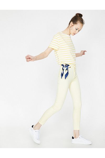 Koton Skinny Leg Trousers