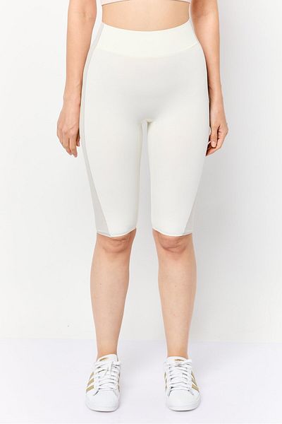 Reebok Women Sportswear Fit Training Shorts, Off White