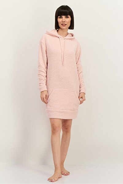 Calvin Klein Women Textured Sleepwear Hoodie, Pink