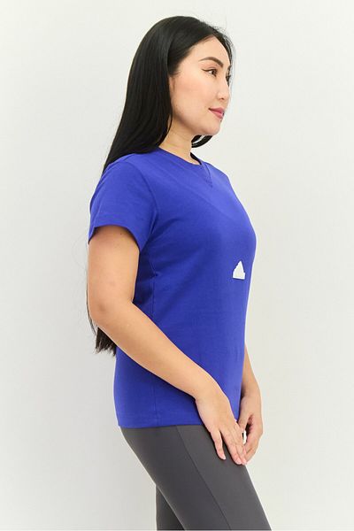 adidas Women Sportswear Fit Short Sleeve Training T-shirt, Blue