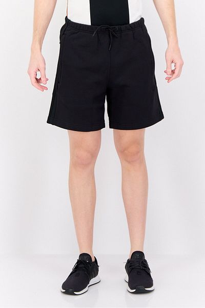 adidas Men Sportswear Fit Brand Logo Training Shorts, Black
