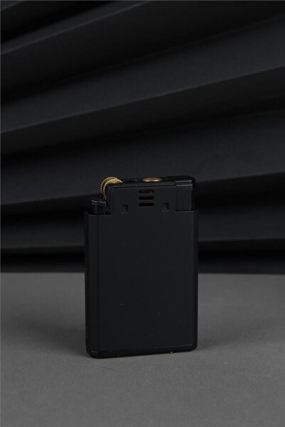 Silvio Monetti Çift Alevli Özel Tasarım Pürmüz ve Normal Ateş Siyah Gazlı Çak...