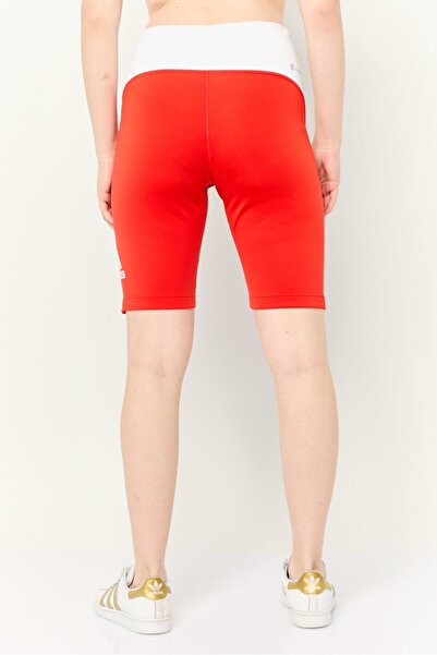 adidas Women Sportswear Fit Brand Logo Training Shorts, Navy/White/Red