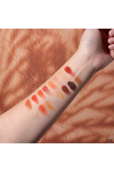 YOLAND BEAUTY Yoland Beauty 16-Color Luxury Eyeshadow Palette, Roselyn 318