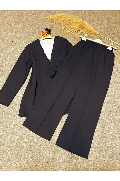 LİNA TESETTÜR Double set with chima detail
