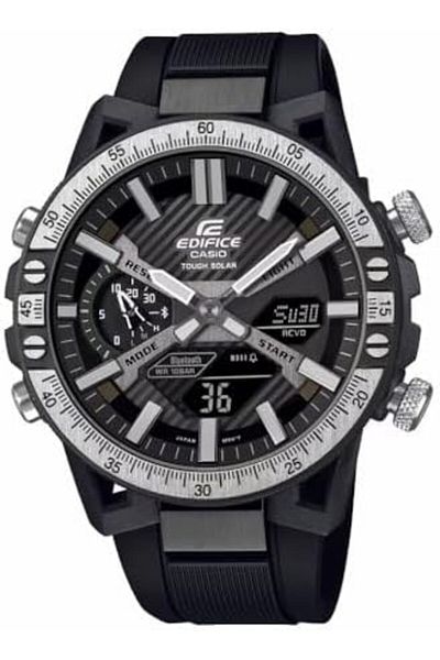 Casio Edifice ECB-2000TP-1ADF Sospensione Men's Watch Black Dial, Resin Strap, 47.8mm, 100m