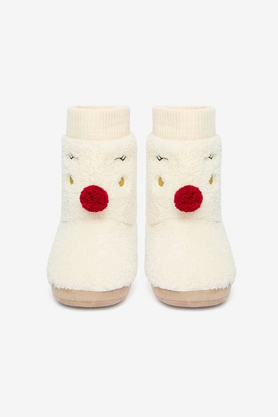 Penti Νέα Υόρκη Snowman Off-White Home Boots