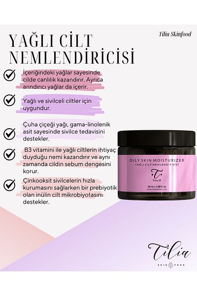 Tilia Skinfood Oily Skin Moisturizer