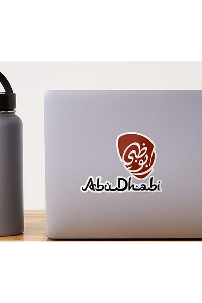 Spoil Your Wall Abu Dhabi Logo Emblem | Print & Cut Sticker for Laptops or Cars by Spoil Your Wall Designs