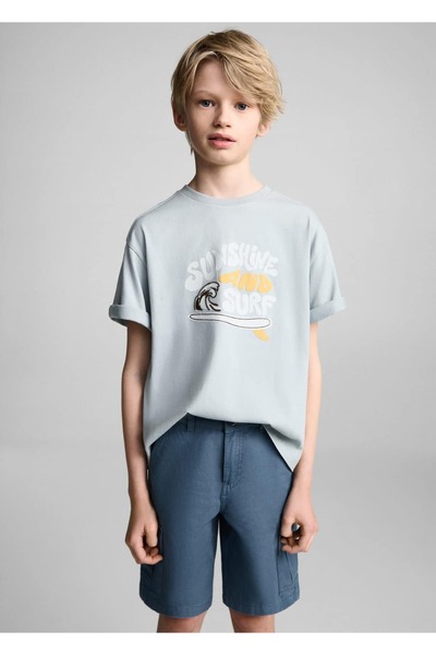 MANGO Kids Kargo bermuda şort