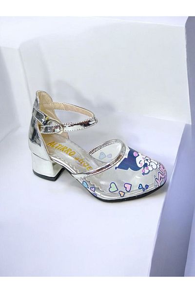 PATİK BEBE Pantofi cu toc transparent Kuromi pentru fete