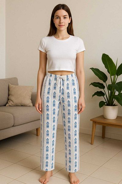 gigigiyim Self Patterned Women's Pajama Bottoms