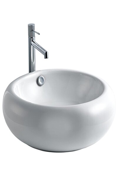 LENA TEZGAH ÜSTÜ ÇANAK LAVABO E-5165 BEYAZ