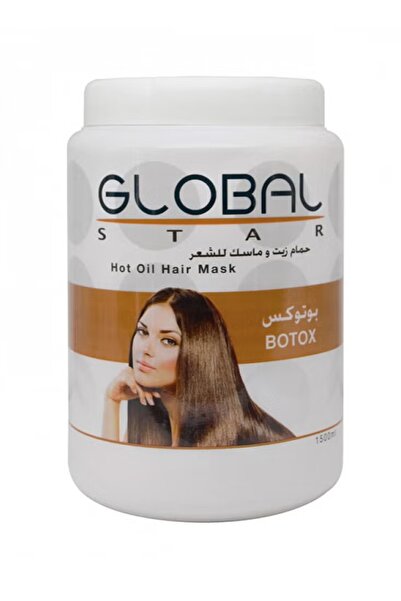 Globalstar قناع الشعر بالزيت الساخن مع البوتوكس 1500 مل