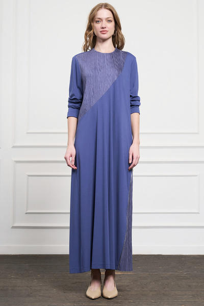 Nuss Φόρεμα με λεπτομέρεια με φερμουάρ Indigo 2054