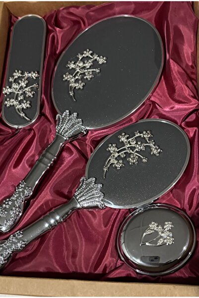 Muensu Σετ χτένας και καθρέφτη για νύφη, Σετ καθρέφτη, Νυφικό κιτ, Σετ γάμου,...