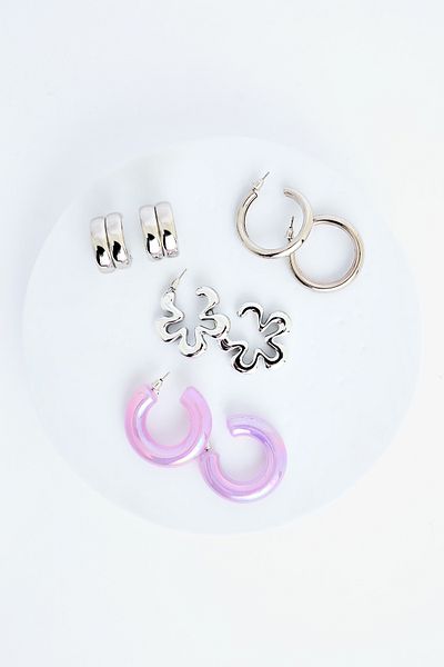 Penti Olga Silber-Ohrring-Set