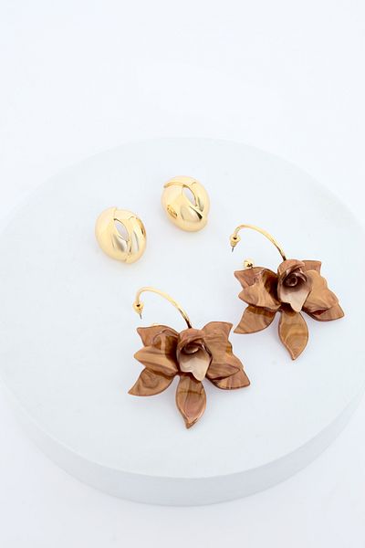 Penti Set de cercei eleganti din aur