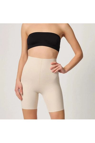 THE SEPT Recovery Firming Seamless Laser Cut Non-Marking High Waist Long Corset Shorts Boxer