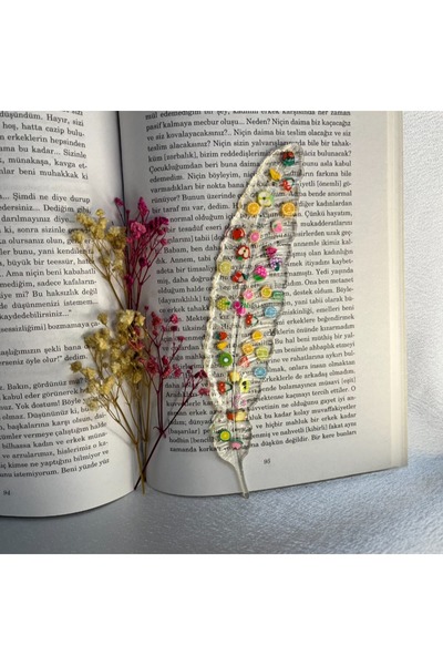 egehobby Epoksi Kuş Tüyü Kitap Ayracı Mini Meyveler