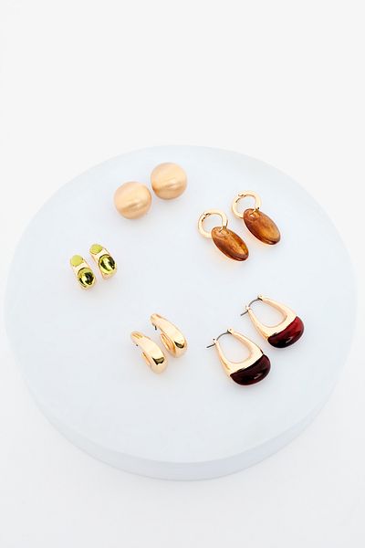Penti Nally Gold-Ohrring-Set