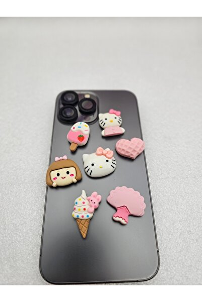 Meyra Accessories sanrio helo kity figürlü 3D sticker 7'li sticker telefon sü...