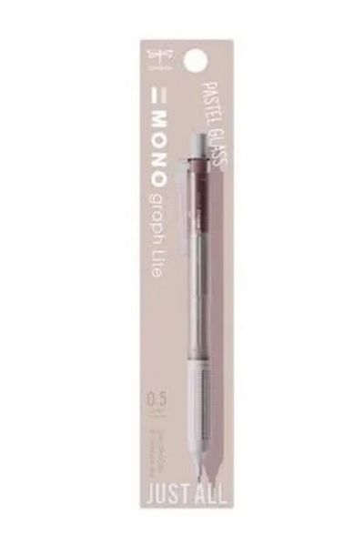 Tombow Mono Graph Lite Pastel Glass Color 0.5mm Mechanical Pencil Soft Mocha / Mlg507Lpk