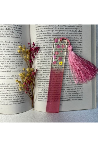 egehobby إشارة مرجعية إيبوكسي على شكل قلوب صغيرة وردية