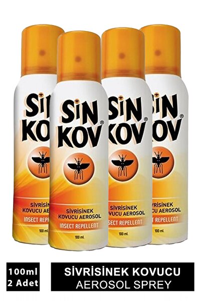 Sinkov Sivrisinek Ve Karasinek Kovucu Aerosol Deo Sprey 100 ml 4 Adet