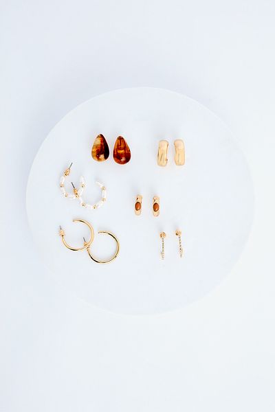 Penti Jenny Gold-Ohrring-Set