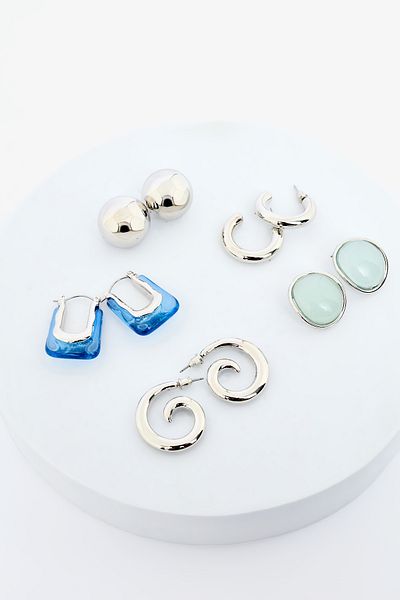 Penti Manica Silber-Ohrring-Set