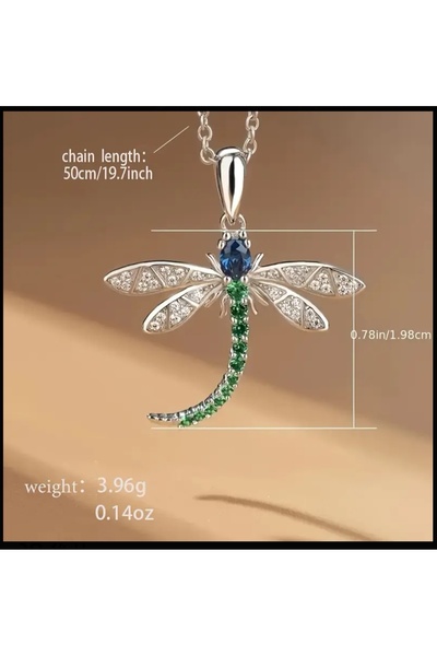 ORGANICYOU GANZU Moda Yusufçuk TILSIMLI Kolye Günlük Takı