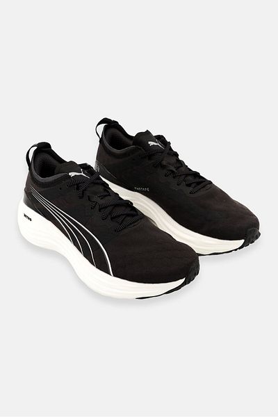 Puma Men Forever Run Lace Up Running Shoes, Black