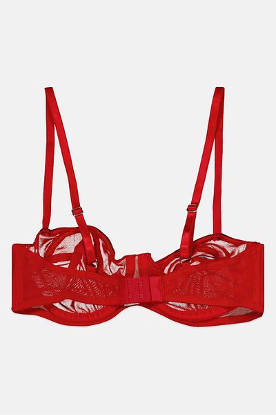BOOHOO Women Adjustable Non Padded Underwire Bra, Red