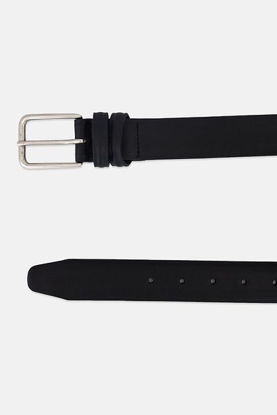 Dockers Men Plain Leather Belt, Black