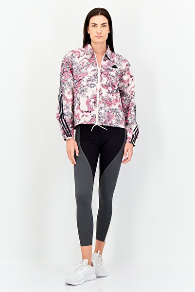 adidas Women Sportswear Fit Long Sleeve Outdoor Jacket, Multicolor