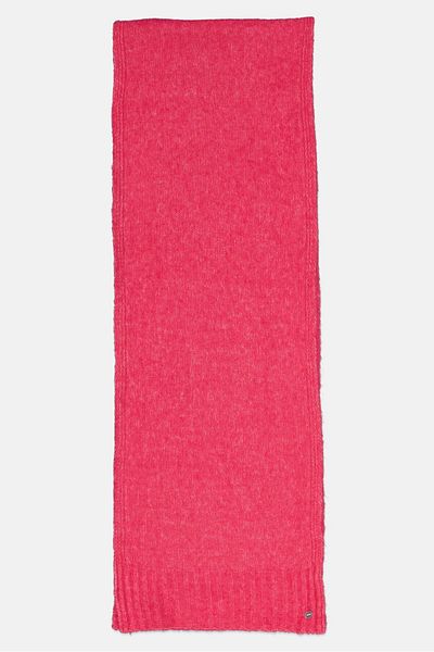 Esprit Women Textured Scarves 180 L X 30 H Cm, Pink