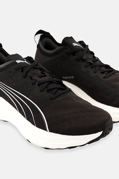 Puma Men Forever Run Lace Up Running Shoes, Black
