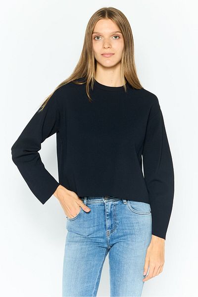 Stella McCartney Women Crew Neck Knitted Sweater, Navy