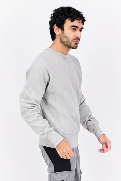 Champion Men Sportswear Fit Long Sleeve Outdoor Sweatshirts, Grey