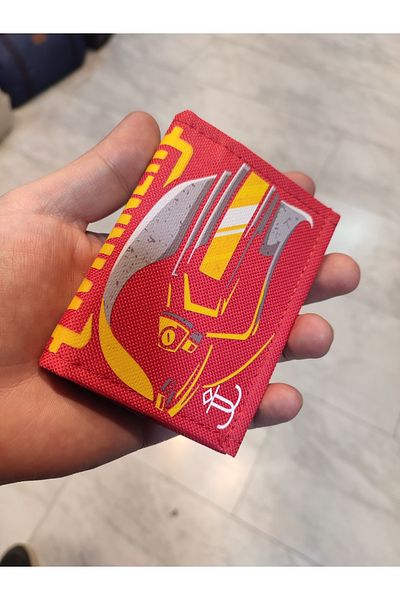 JANJAN Sports Wallet, Unisex Wallet with Velcro, Zipper, Keychain, Coin Compartment, Fabric Wallet