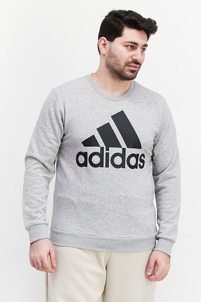 adidas Men Sportswear Fit Long Sleeves Outdoor Sweatshirt, Grey