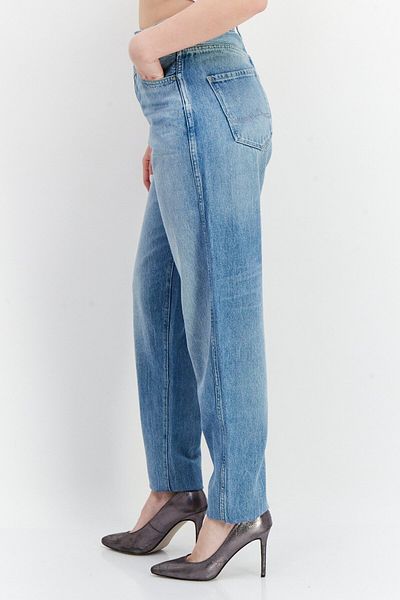 Pepe Jeans Women Balloon Fit Washed Denim Jeans , Blue