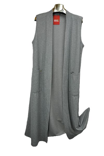 elma abone New Season Knitted Long Vest