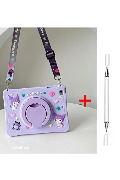 corcishop Ipad 11.nesil A16 11inç/10.nesil 10.9inç Kılıf Kuromi Standlı Çocuk...