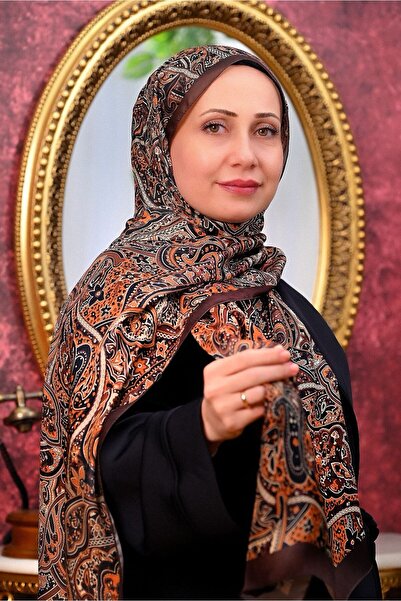 İpekhan Esinas -2025 New - Ethnic Pattern Imported Voile Silk Shawl-10000