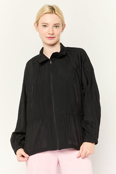 Esprit Women Pleated Jacket Shirt, Black