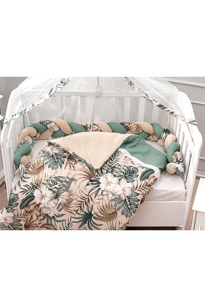 Wellgro 6 Piece Tropical Crib & Bed Sleeping Set